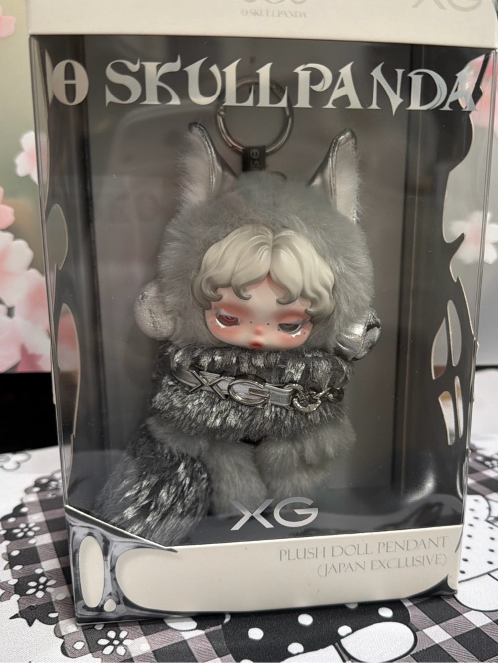 SKULLPANDA XG plush doll pendant JAPANESE EXCLUSIVE 
NEW- in Factory sealed box